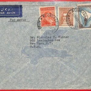 aa2753 - ARGENTINA - POSTAL HISTORY - Airmail COVER from NECOCHEA  to USA 1939
