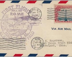 60143 - USA -  First Flight COVER: ALBANY - BUFFALO: ROME C.A.M. 20 - AMC: 20 W8