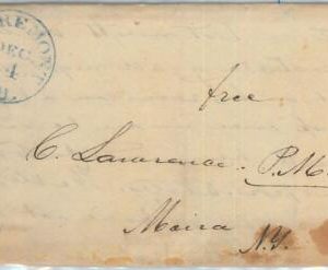 72338  - UNITED STATES USA - PREPHILATELIC Cover: CLAREMONT, NH 1844 - "Free"