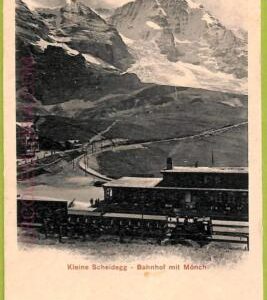 ad6563 - SWITZERLAND Schweitz- Ansichtskarten VINTAGE POSTCARD - Monch