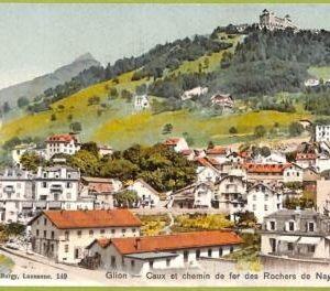 ad5768 - SWITZERLAND Schweitz - Ansichtskarten VINTAGE POSTCARD - Glion