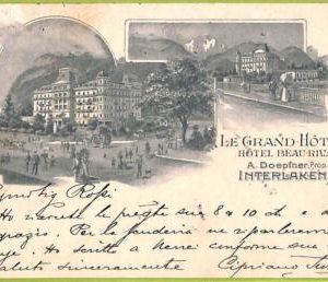ad6554 - SWITZERLAND Schweitz- Ansichtskarten VINTAGE POSTCARD - Interlaken-1901
