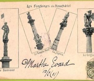 ad6600 - SWITZERLAND Schweitz - Ansichtskarten VINTAGE POSTCARD - Neuchatel-1901