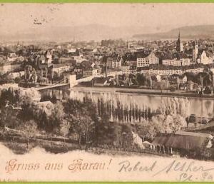 ad5651 - SWITZERLAND - Ansichtskarten VINTAGE POSTCARD - Gruss aus Aarau - 1901