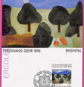 ag3398 -  Liechtenstein - POSTAL HISTORY -  Maximum Card - ART  1991