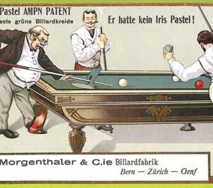 Lib7838 - SWITZERLAND -  VINTAGE POSTCARD - Bern-Zurich-Genf -  billiards