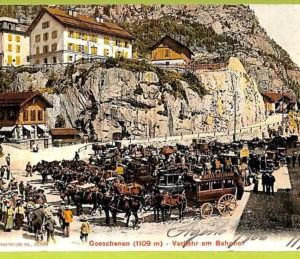 Lib7841 - SWITZERLAND -  VINTAGE POSTCARD - Goschenen - 1906