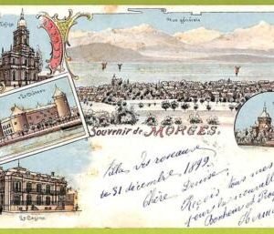 Lib7859 - SWITZERLAND - VINTAGE POSTCARD -  Morges - 1900