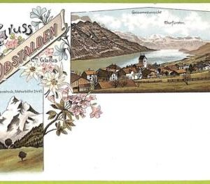 Lib7864 - SWITZERLAND - VINTAGE POSTCARD -  Gruss aus Obstalden