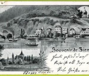 Lib7862 - SWITZERLAND - VINTAGE POSTCARD -  Bienne - 1899