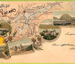 Lib7984 -  SWITZERLAND - VINTAGE POSTCARD - Lugano - 1901