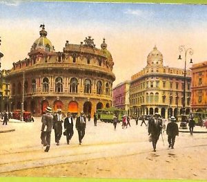 aa9254- CARTOLINA D'EPOCA  GENOVA Città