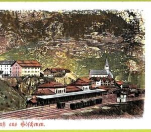 ad5778 - SWITZERLAND - Ansichtskarten VINTAGE POSTCARD - Gruss aus Goschenen