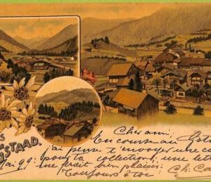 ad5777 - SWITZERLAND - Ansichtskarten VINTAGE POSTCARD - Gruss aus Gstaad - 1899