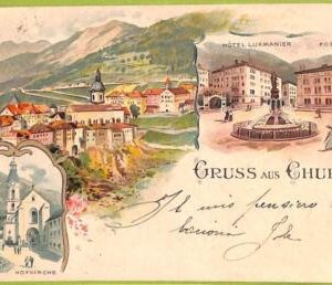 ad5739 - SWITZERLAND - Ansichtskarten VINTAGE POSTCARD - Gruss aus Chur - 1904