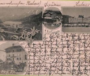 ad6592 - SWITZERLAND Schweitz - Ansichtskarten VINTAGE POSTCARD - Maloya - 1895