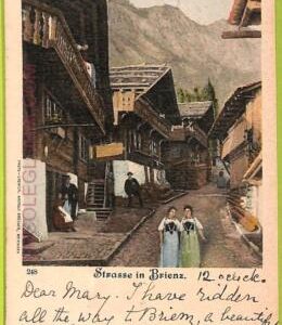 ad5688 - SWITZERLAND Schweitz - Ansichtskarten VINTAGE POSTCARD - Brienz