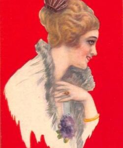 ab6701 - VINTAGE POSTCARD - Glamour Ladies Donnine  ARTIST SIGNED Bompard