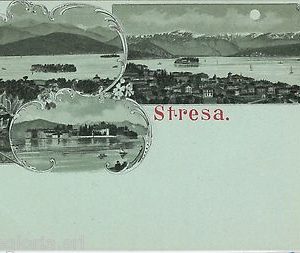 55992 -- CARTOLINA d'Epoca - LAGO MAGGIORE:  Stresa - BELLA!