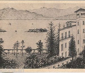 55993 -- CARTOLINA d'Epoca - LAGO MAGGIORE:  Stresa  ILLUSTRATA 1938