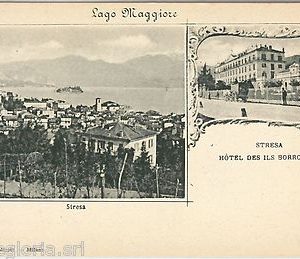55998 -- CARTOLINA d'Epoca - LAGO MAGGIORE:  Stresa - BELLA!