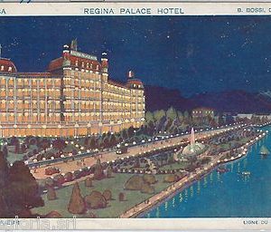 56003 -- CARTOLINA d'Epoca - LAGO MAGGIORE:  Stresa ILLUSTRATA