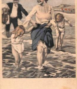 ab6721 - VINTAGE POSTCARD - Glamour Ladies Donnine - ARTIST SIGNED