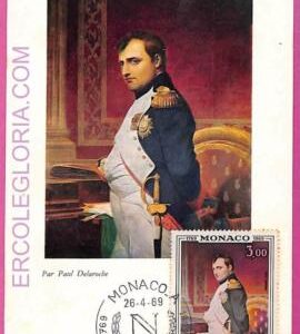 ag3427 - MONACO - POSTAL HISTORY - Maximum Card - 1969, Napoleon