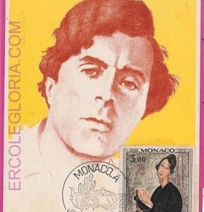 ag3428 - MONACO - POSTAL HISTORY - Maximum Card - 1970, Art, Modigliani
