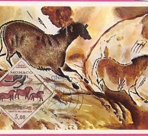 ag3425 - MONACO - POSTAL HISTORY - Maximum Card - 1970, PREHISTORY ART