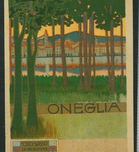 Lib990 - CARTOLINA d'Epoca - PUBBLICITARIA Illustrata - CHIATTONE  Olio SASSO