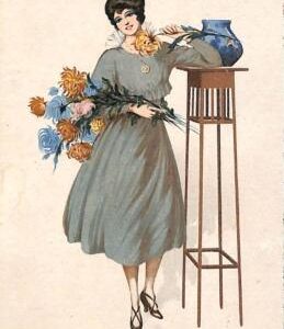 ab6738 - VINTAGE POSTCARD - Glamour Ladies Donnine - ARTIST SIGNED - G.MESCINI