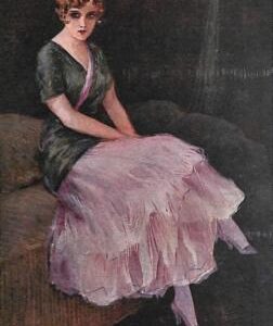 ab6754 - VINTAGE POSTCARD - Glamour Ladies Donnine - ARTIST SIGNED - CORBELLA