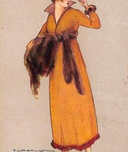 ab6746 - VINTAGE POSTCARD - Glamour Ladies Donnine - ARTIST SIGNED -  CORBELLA