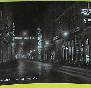 aa9333- CARTOLINA D'EPOCA  GENOVA Città : Via XX Settembre