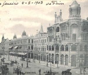 ac1621 -  BRAZIL - VINTAGE POSTCARD  to Tunis - Rio de Janeiro - 1908