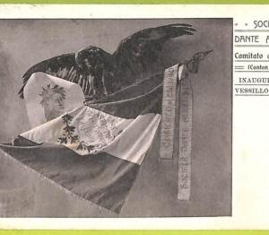 Lib7932 - SWITZERLAND - VINTAGE POSTCARD - Chiasso - 1908 DANTE ALIGHIERI
