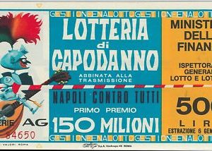 66126 - Vecchio  BIGLIETTO  LOTTERIA: Lotteria di CAPODANNO 1965