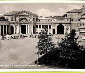 aa9347- CARTOLINA D'EPOCA  GENOVA Città : Piazza Acqua Verde-1890