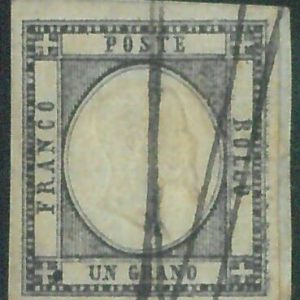 87835b - Antichi Stati - SARDEGNA - STORIA POSTALE: Sassone 19 - USATO