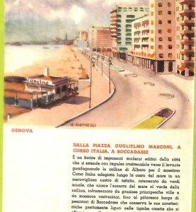 aa9386- CARTOLINA D'EPOCA  GENOVA Città : Piazza Guglielmo Marconi