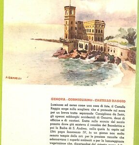 aa9389- CARTOLINA D'EPOCA  GENOVA Città : Castello Raggio