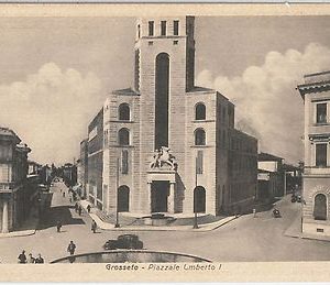 53063    - CARTOLINA d'Epoca -  GROSSETO Città -  Piazzale Umberto I