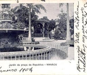 ac1521 - BRAZIL - VINTAGE POSTCARD  - Manaos - 1902