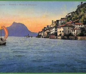 ah0763 - SWITZERLAND - VINTAGE POSTCARD - Gandria, Lake Lugano, S.Salvatore 1909