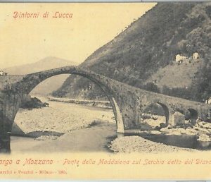 80535 - CARTOLINA d'Epoca - LUCCA  Provincia  - Borgo a Mozzano