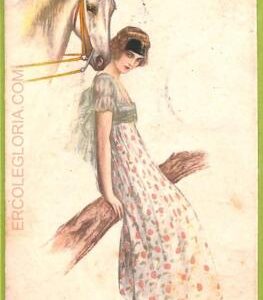 af1834 - VINTAGE POSTCARD - Glamour Ladies Donnine - 1920
