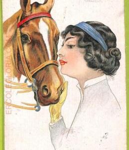 af1835 - VINTAGE POSTCARD - Glamour Ladies Donnine - 1917