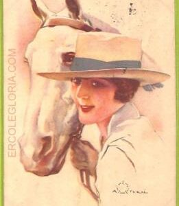 af1842 - VINTAGE POSTCARD - Glamour Ladies Donnine - ARTIST SIGNED - Terzi- 1919