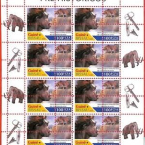 A1904 - GUINEA BISSAU, ERROR: MISSPERF, M/S - 2020, Homo sapiens, Prehistory